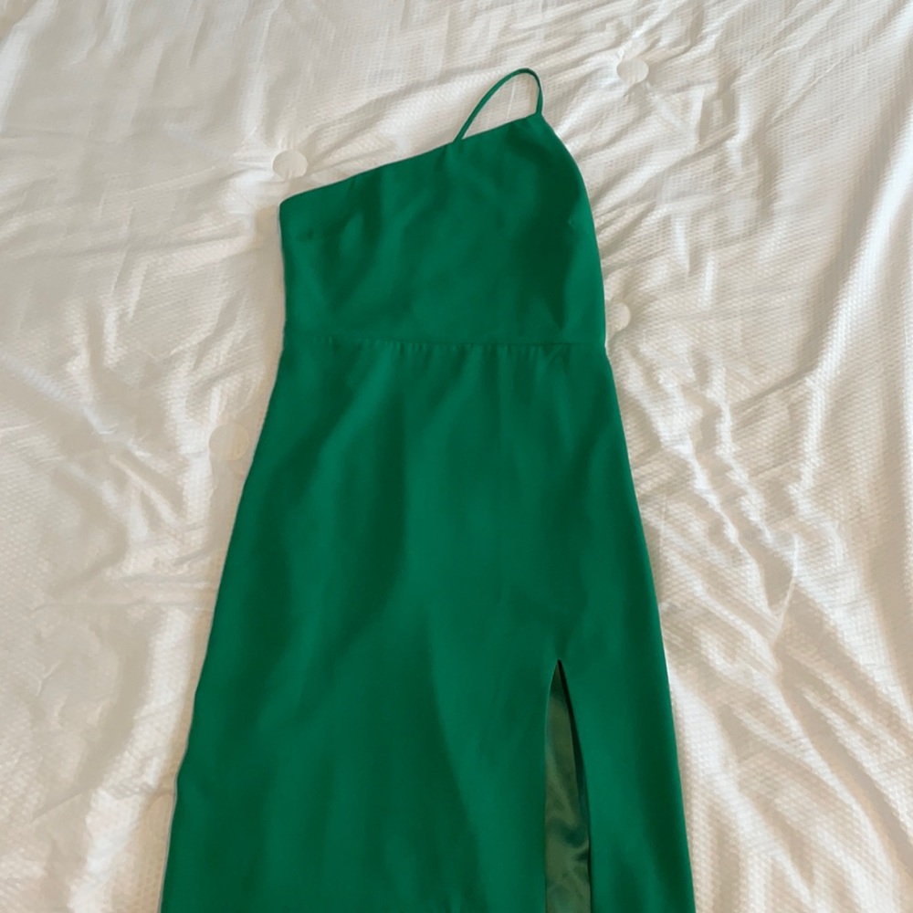 Lovers and Friends green mini dress